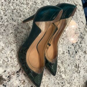 INC mixed media heels